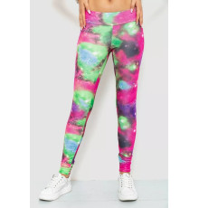 Лосины, цвет розово-салатовый, 172R3109-2