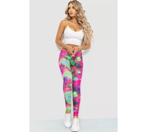 Лосини, колір рожево-салатовий, 172R3109-2