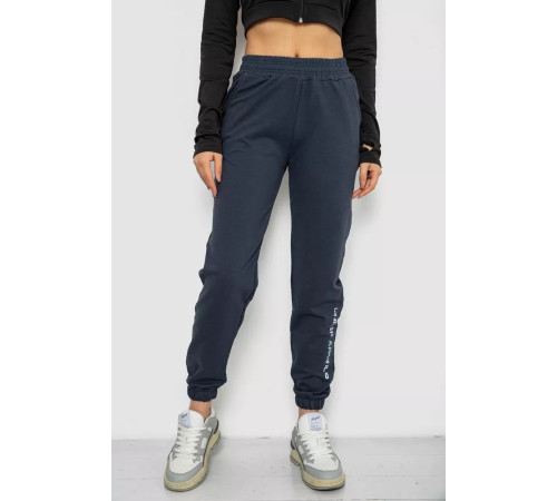 Спортивні штани жіночі, колір темно-синій, 238R57673