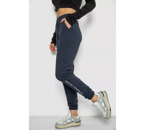 Спортивні штани жіночі, колір темно-синій, 238R57673