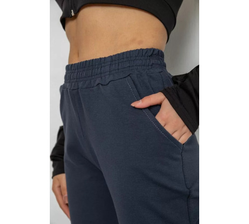 Спортивні штани жіночі, колір темно-синій, 238R57673