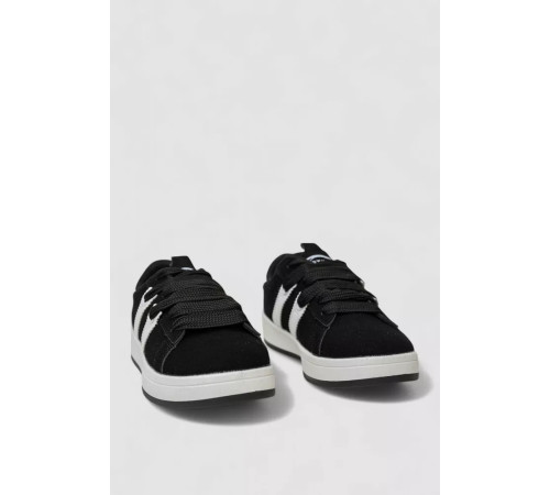 Кросівки жіночі замша, колір чорно-білий, 248RJH800-4