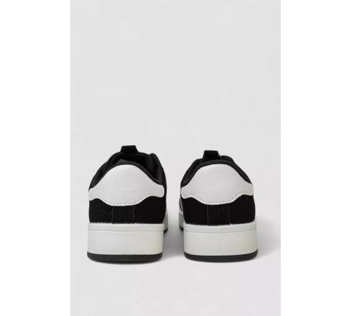 Кросівки жіночі замша, колір чорно-білий, 248RJH800-4