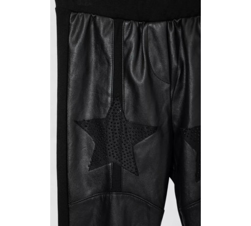 Лосіни для дівчаток, колір чорний, 247R1511