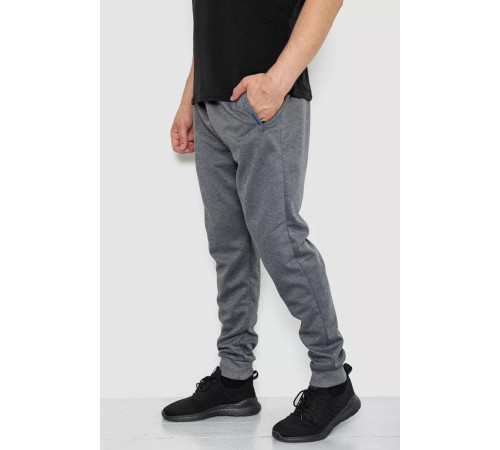Спорт брюки мужские, цвет серый, 244R41621