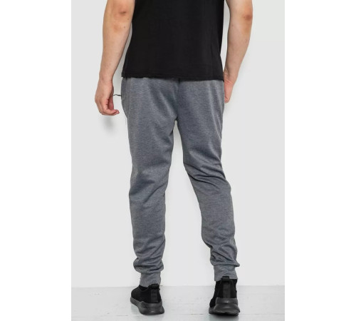 Спорт брюки мужские, цвет серый, 244R41621
