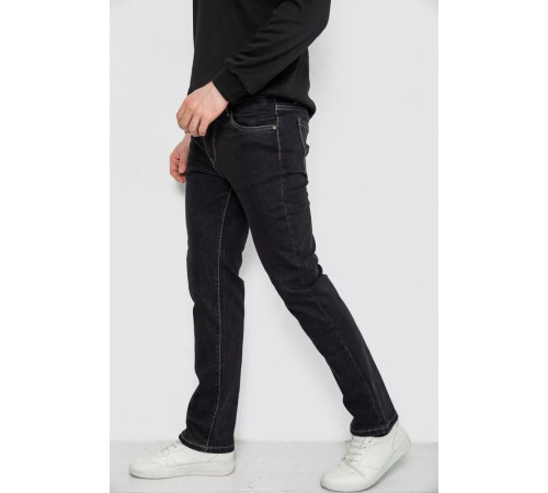 Джинси чоловічі демісезонні, колір чорний, 243R8118