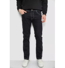 Джинси чоловічі демісезонні, колір чорний, 243R8118