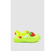 Сандалии детские для девочки 2, цвет салатовый, 243R51-188.