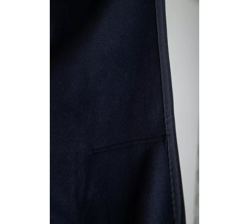 Кофта мужская на флисе с капюшоном, цвет темно-синий, 244R2493.