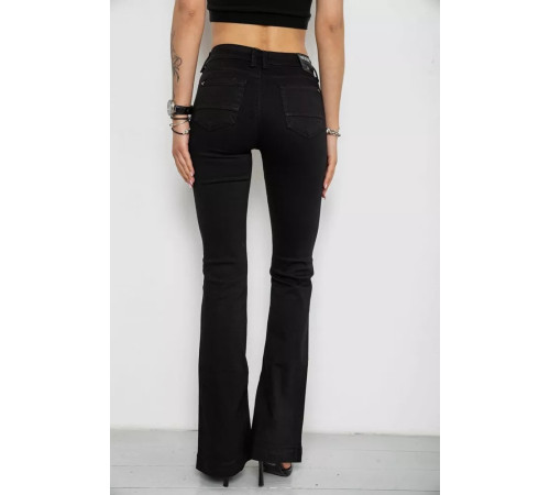 Джинсы женские, цвет черный, 182R7051