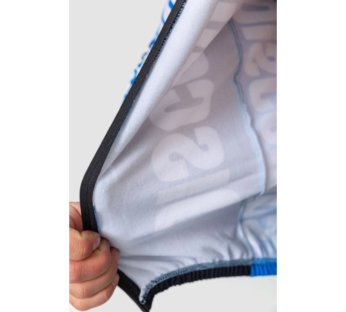 Велокостюм чоловічий, колір чорно-синій, 131R132122