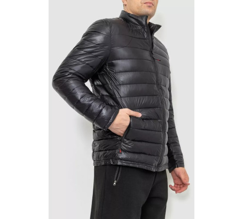 Куртка мужская демисезонная, цвет черный, 214R06