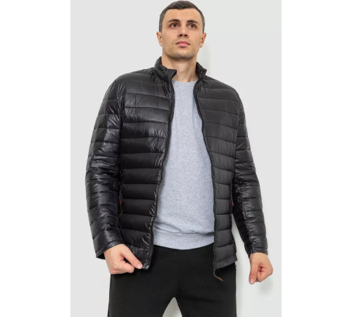 Куртка мужская демисезонная, цвет черный, 214R06