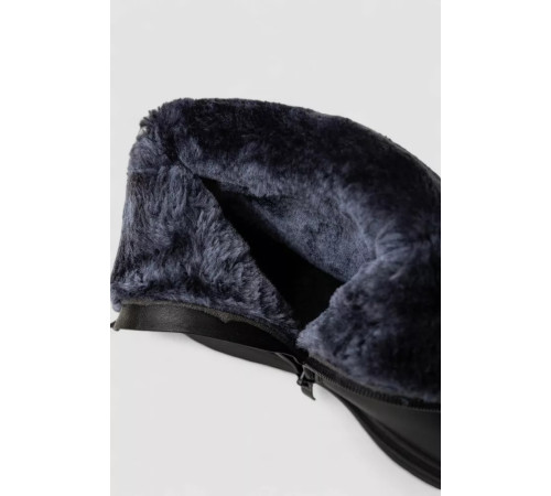 Сапоги женские зимние на меху, черный, 243RY211