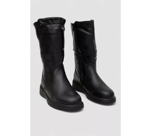 Сапоги женские зимние на меху, черный, 243RY211