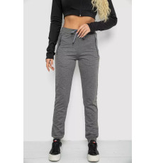 Спортивные брюки женские, цвет серый, 244R5128