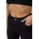 Джинси жіночі Skinny стрейч, колір чорний, 182R9676