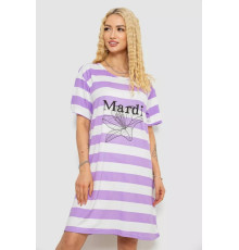 Ночная рубашка, цвет бело-сиреневый, 238R335-9.