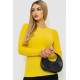 Кофта женская однотонная, цвет желтый, 244R2031.