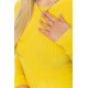 Кофта женская однотонная, цвет желтый, 244R2031.