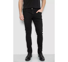 Джинси чоловічі стрейч, колір чорний, 244R8342