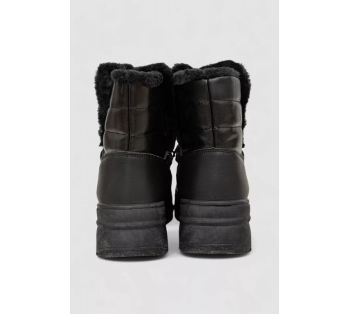 Дутики жіночі зимові на хутрі, колір чорний, 248RAM021