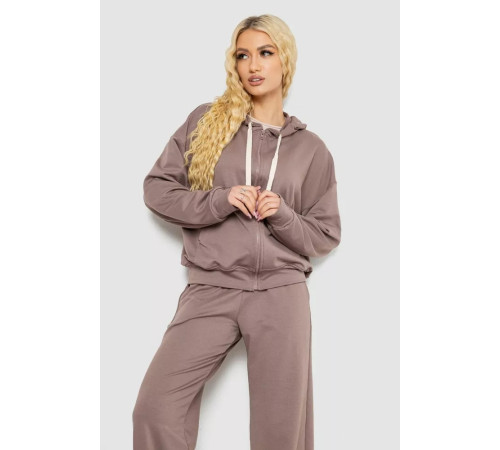 Женский спортивный костюм, цвет мокко, 241R2001-10