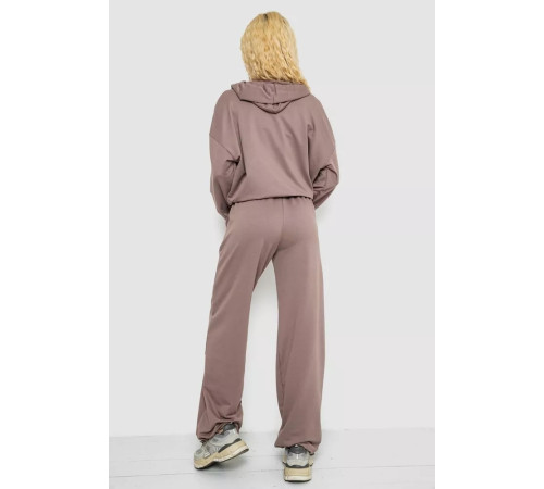 Женский спортивный костюм, цвет мокко, 241R2001-10