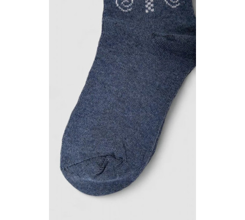 Носки женские с принтом, цвет джинс, 238R336