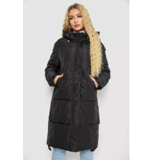 Пуховик жіночий зимовий, колір чорний, 243R8810