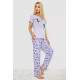 Пижама женская с принтом, цвет сиреневый, 243R2535.