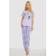 Пижама женская с принтом, цвет сиреневый, 243R2535.