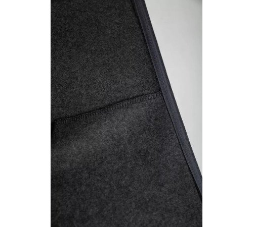 Кофта мужская на флисе с капюшоном, цвет темно-серый, 244R2559.