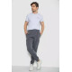 Спортивні штани чоловічі на флісі, колір сірий, 244R41207