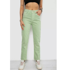 Джинси жіночі Mom's, колір м'ятний, 182R1139