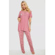 Женская пижама с принтом, цвет пудровый, 243R7025