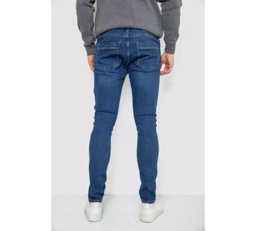 Джинси чоловічі однотонні, колір синій, 247R1095