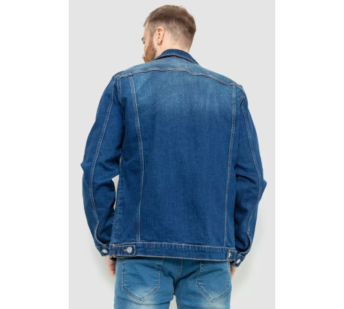 Джинсова куртка чоловіча, колір синій, 157R4598