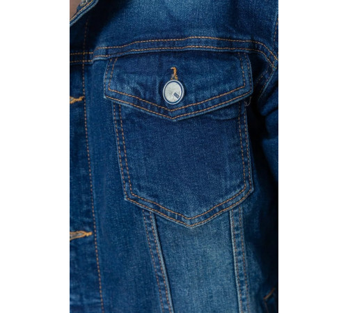 Джинсова куртка чоловіча, колір синій, 157R4598