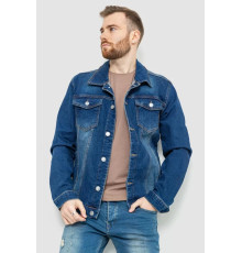 Джинсова куртка чоловіча, колір синій, 157R4598