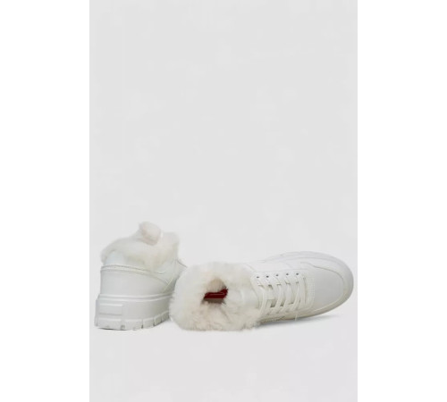 Кросівки жіночі зимові на хутрі, колір білий, 248RCX622