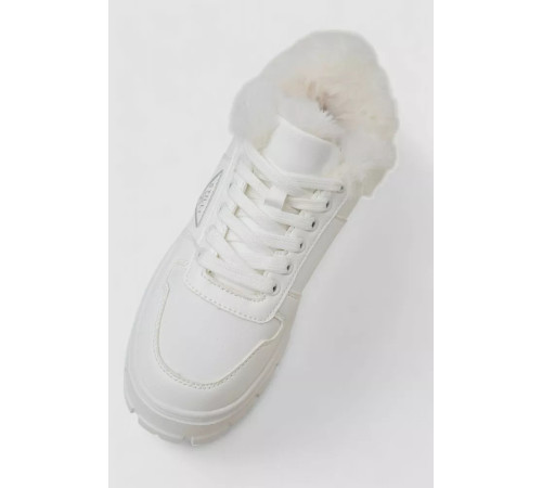 Кросівки жіночі зимові на хутрі, колір білий, 248RCX622