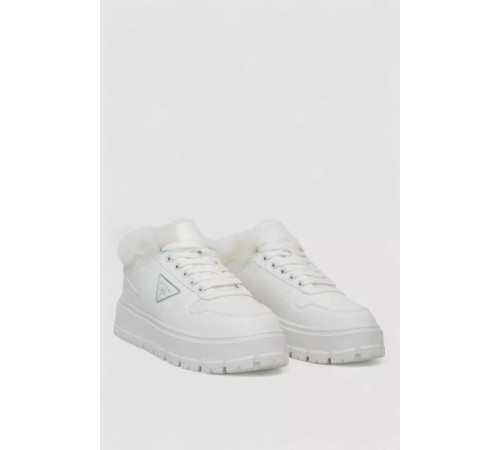 Кросівки жіночі зимові на хутрі, колір білий, 248RCX622