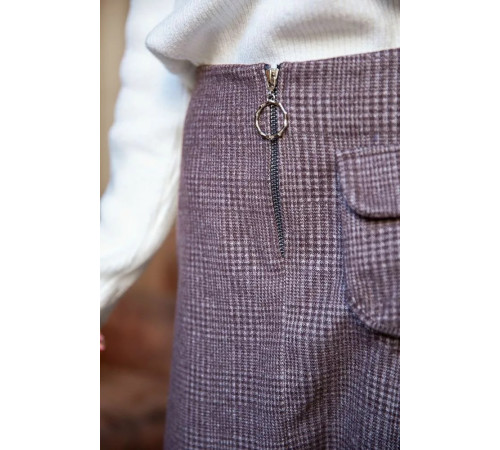 Юбка цвет коричневый, 119R137-1