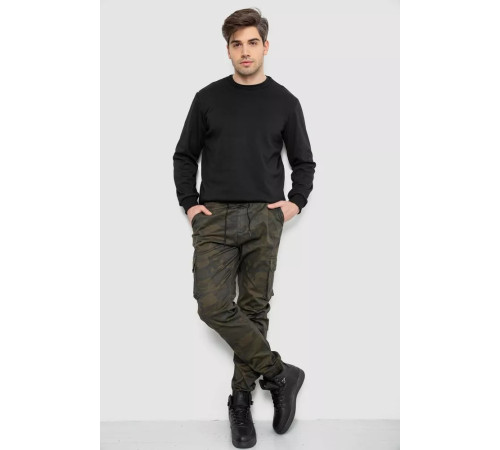 Штани чоловічі камуфляжні, колір хакі, 244RTL1068