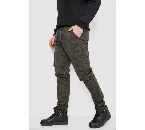 Штани чоловічі камуфляжні, колір хакі, 244RTL1068