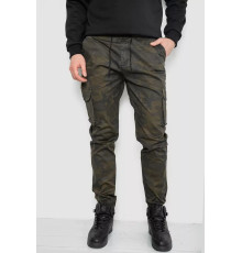 Штани чоловічі камуфляжні, колір хакі, 244RTL1068