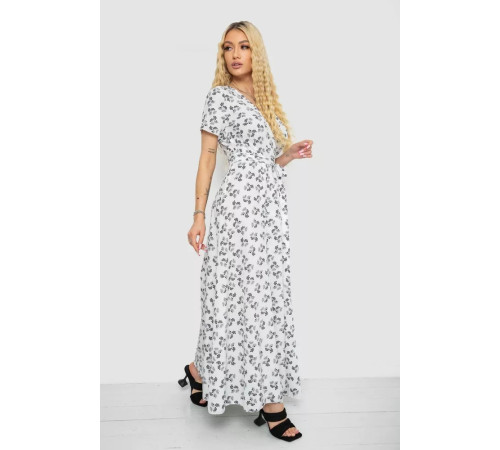 Сарафан принтом, цвет бело-черный, 241R174.