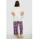 Жіноча піжама з принтом, колір молочний, 243R1602-002